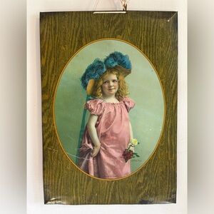 Antique Victorian Vintage Good Shoes Sign tin copper Advertising Wall Art Check